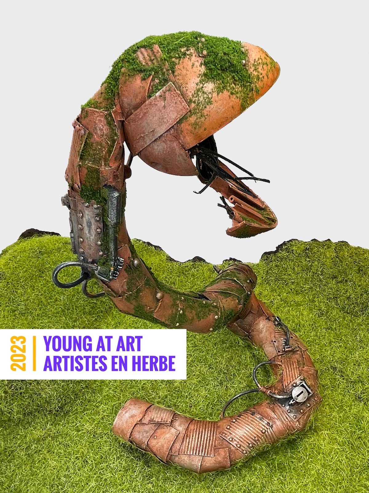 Second angle of the award-winning three-dimensional piece