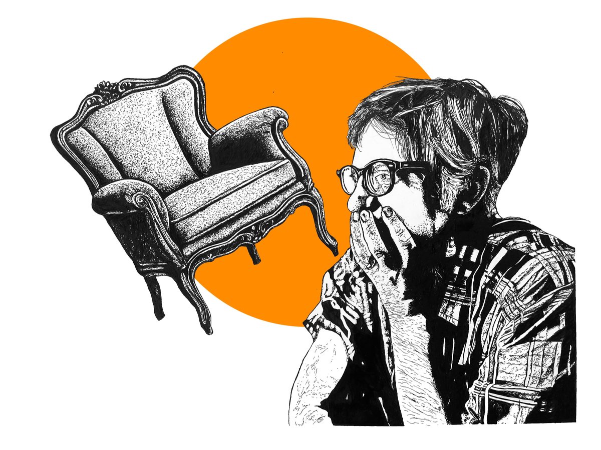 Ink portrait by Cyrus Shuttle